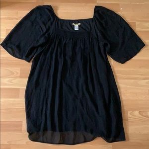 Black loose fitting dress